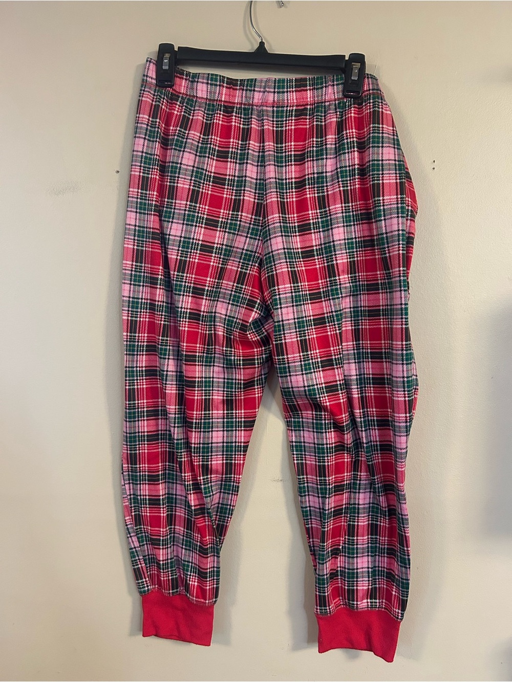 Holiday Time Women’s Plaid Christmas Pajama Pants Large